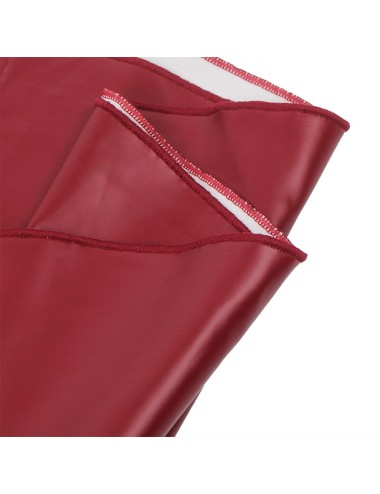 SUBBLIME - 955397 ABITO CON SPALLINE IN PELLE BORDEAUX S/M