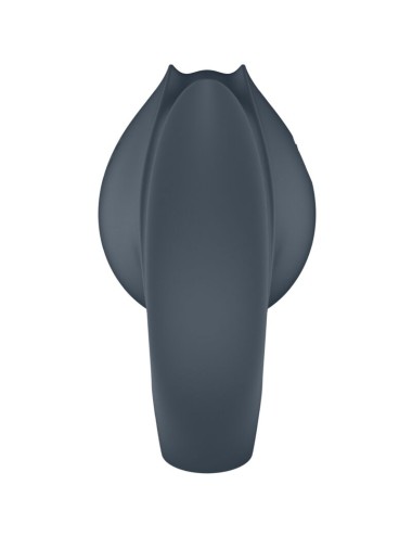 SATISFYER - PERFECT PAIR 2 MULTIVIBRATORE 2 IN 1 ANELLO PER PENE E STIMOLATORE PER DITA GRIGIO