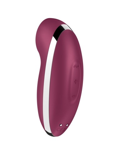 SATISFYER - TAP & CLIMAX 2 VIBRATORE E STIMOLATORE ROSSO