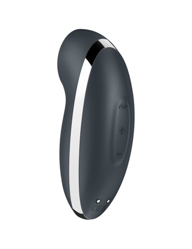 SATISFYER - TAP & CLIMAX 2 VIBRATORE E STIMOLATORE GRIGIO