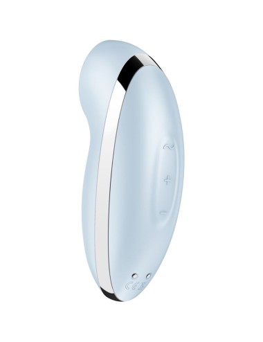 SATISFYER - TAP & CLIMAX 2 VIBRATORE E STIMOLATORE BLU