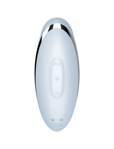 SATISFYER - TAP & CLIMAX 2 VIBRATORE E STIMOLATORE BLU