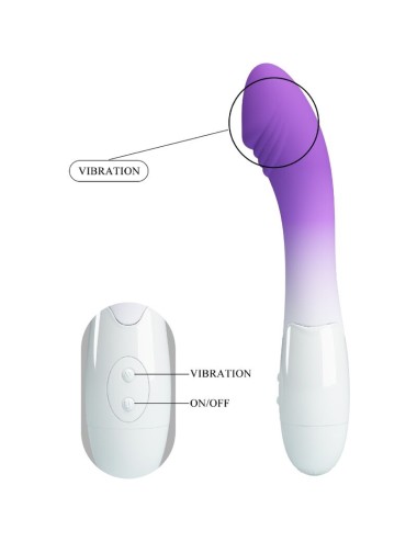 PRETTY LOVE - VIBRATORE ELEMENTAL G-SPOT 30 VIBRAZIONI VIOLA