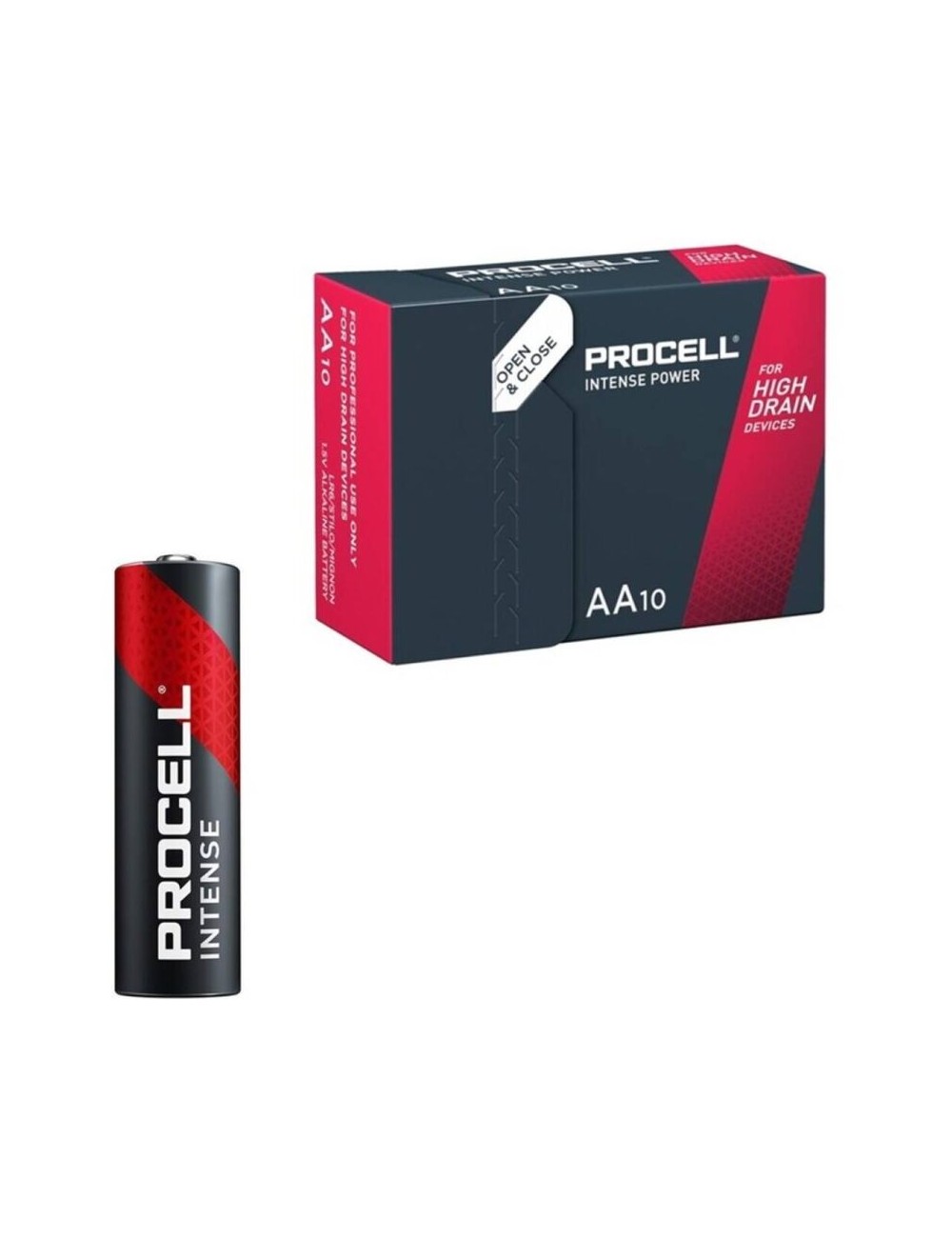 PROCELL - INTENSE POWER ALKALINE LR6 AA 1.5V SCATOLA*10 PROCELL - INTENSE POWER ALKALINE LR6 AA 1.5V SCATOLA*10