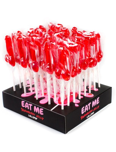SECRETPLAY - ASSORTIMENTO ESPOSITIVO LECCA LECCA AL PENE CON ALCOOL 40 UNITÀ