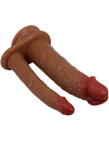 PRETTY LOVE - GORAN DOPPIO DILDO REALISTICO NATURALE MULATO