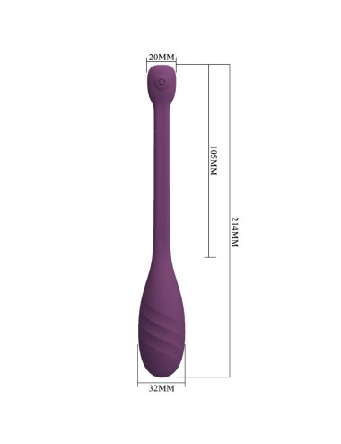 PRETTY LOVE - VIBRATORE CONTROLLATO DA APP LEVIATHAN VIOLA