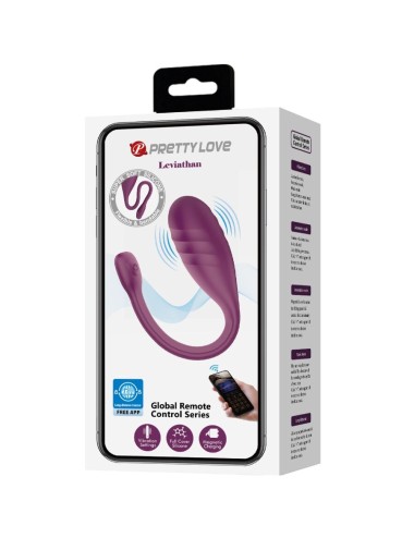 PRETTY LOVE - VIBRATORE CONTROLLATO DA APP LEVIATHAN VIOLA