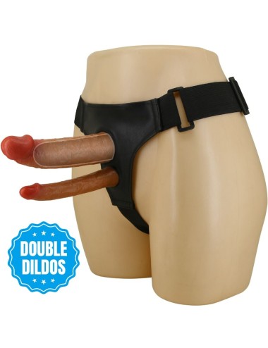 PRETTY LOVE - SLIP KEAVEN HARNESS UNIVERSALE E COMODO DOPPIO DILDO
