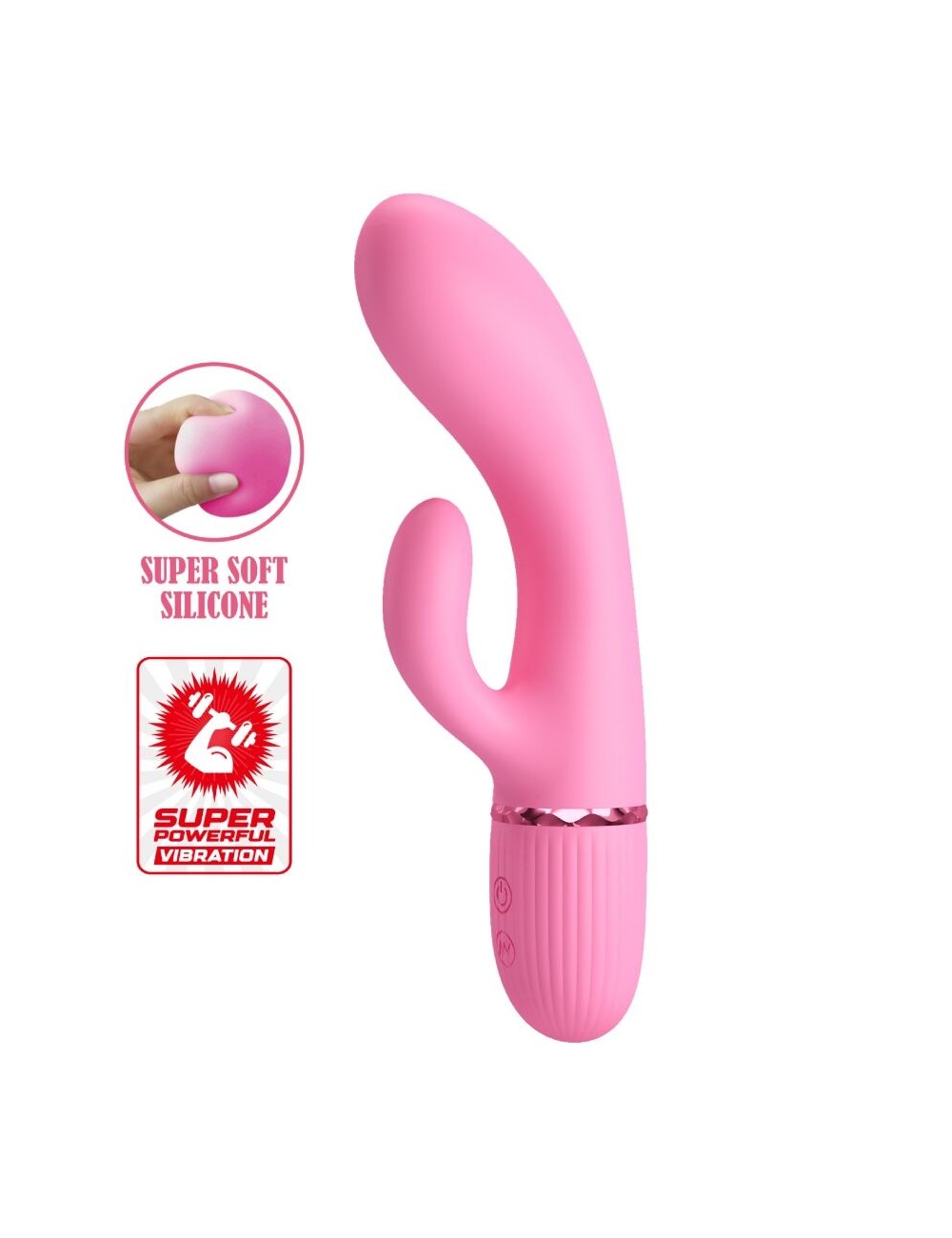 PRETTY LOVE - VIBRATORE CONIGLIO MARSKI E PUNTO G ROSA