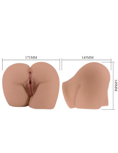 CRAZY BULL - BERNACE ASS VIBRATORE CON VAGINA REALISTICA E ANO CARNE TELECOMANDO