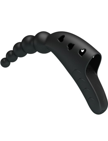 PRETTY LOVE - VIBRATORE DA DITA JORDIN 10 VIBRAZIONI NERO