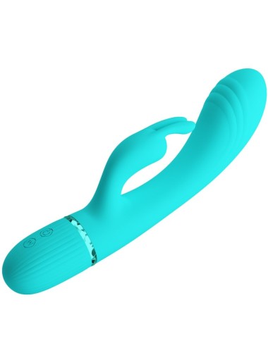 PRETTY LOVE - SCOCCO VIBRATORE CONIGLIO TURCHESE