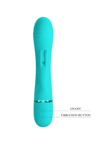 PRETTY LOVE - SCOCCO VIBRATORE CONIGLIO TURCHESE