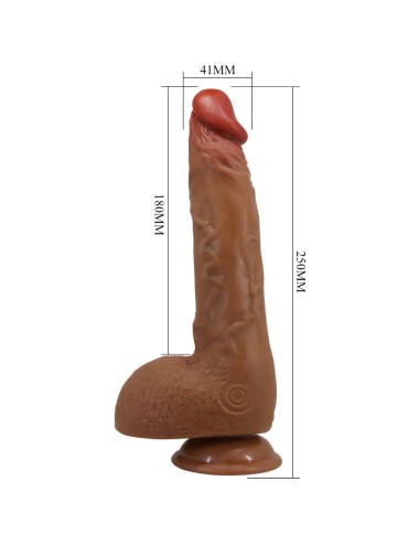 BAILE - BELLISSIMO WILKS 5 IMPOSTAZIONI VIBRATORE REALISTICO 25 CM MULATO