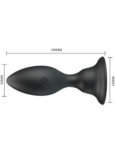 PRETTY LOVE - PLUG ANALE VIBRANTE NERO