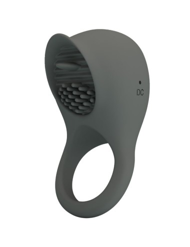 PRETTY LOVE - NIMBUS ANELLO VIBRATORE CON LINGUA GRIGIA