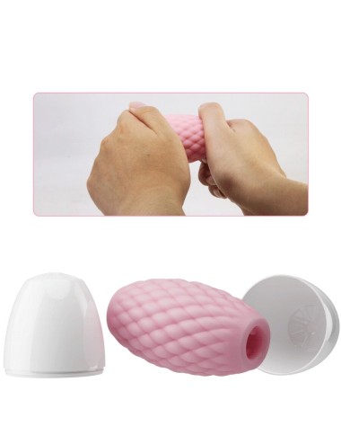 PRETTY LOVE - ATHENA EROS SILICONE MASTURBATORE MASCHILE ROSA