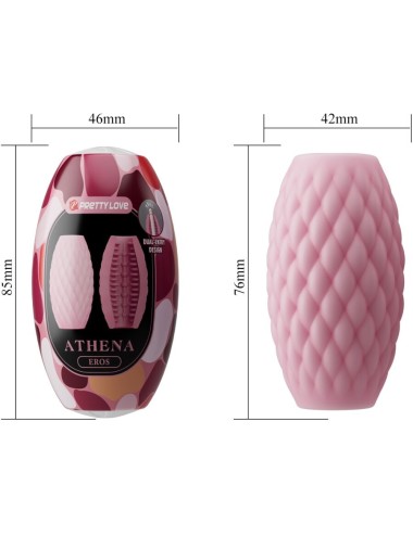 PRETTY LOVE - ATHENA EROS SILICONE MASTURBATORE MASCHILE ROSA