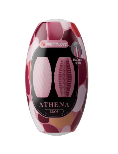 PRETTY LOVE - ATHENA EROS SILICONE MASTURBATORE MASCHILE ROSA