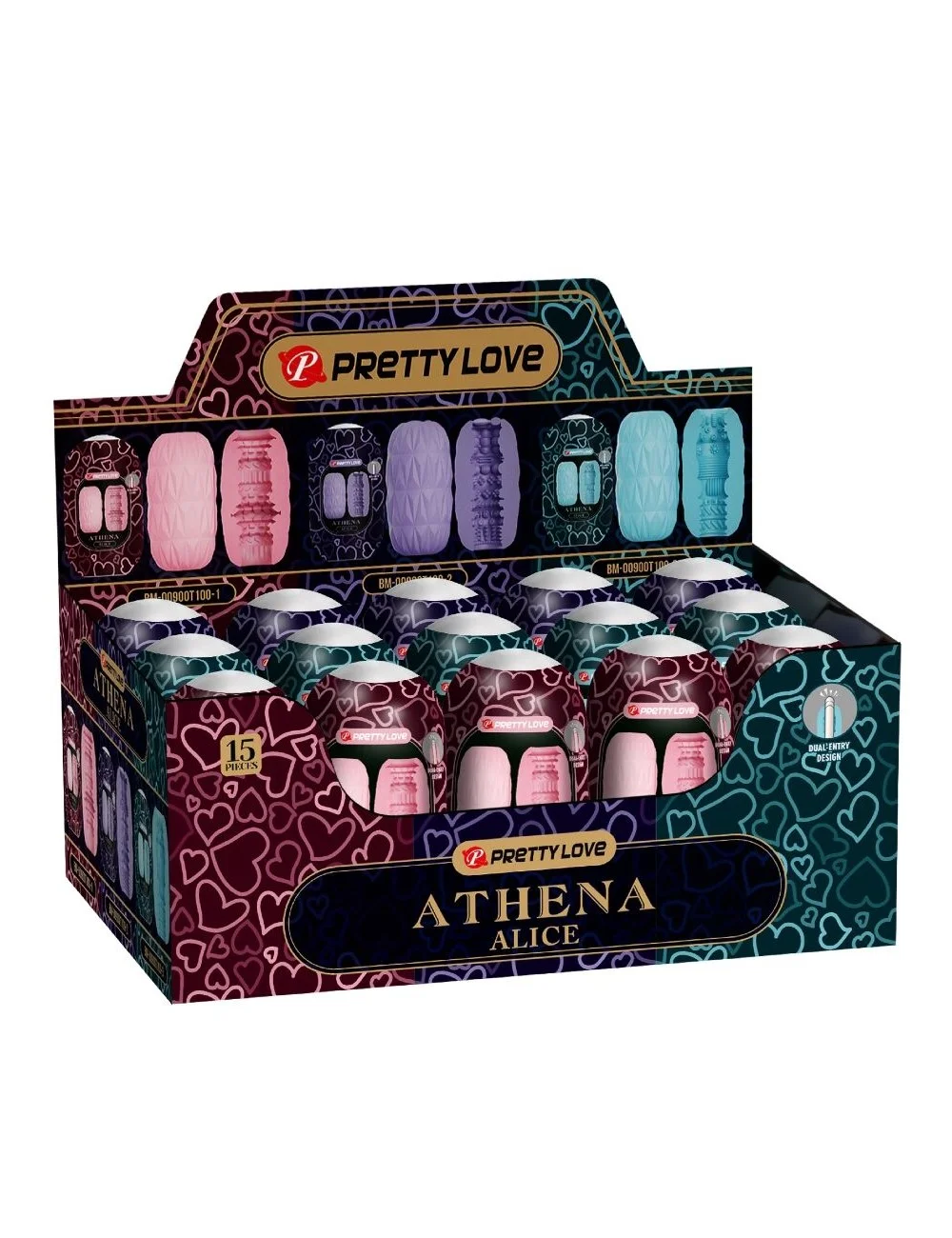 PRETTY LOVE - ATHENA ALICE PACK 15 VARI MASTURBATORI MASCHILI
