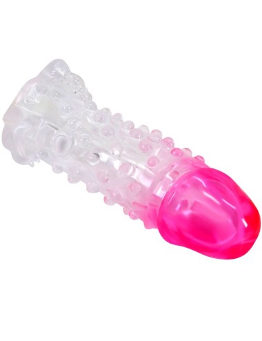 PRETTY LOVE - GUAINA DI ALLARGAMENTO REALISTICA WILFORD CON PENE RILIEVO ROSA
