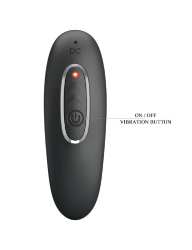 PRETTY LOVE - REMINGTON MASSAGGIATORE VIBRANTE ANALE E VAGINALE NERO
