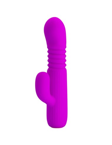 PRETTY LOVE - VIBRATORE LEOPOLD 4 VIBRAZIONI 4 MODALITÀ DI SPINTA VIOLA