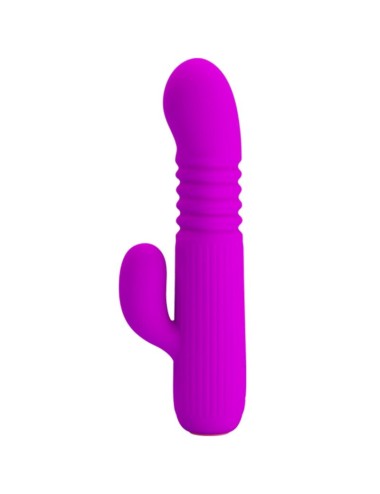 PRETTY LOVE - VIBRATORE LEOPOLD 4 VIBRAZIONI 4 MODALITÀ DI SPINTA VIOLA