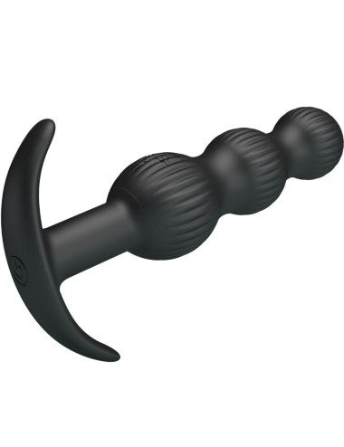 PRETTY LOVE - SIDNEY VIBRATORE ANALE 10 VIBRAZIONI NERO