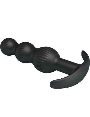 PRETTY LOVE - SIDNEY VIBRATORE ANALE 10 VIBRAZIONI NERO