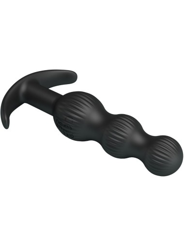 PRETTY LOVE - SIDNEY VIBRATORE ANALE 10 VIBRAZIONI NERO