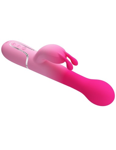 PRETTY LOVE - DEJON 3 IN 1 MULTIFUNZIONE VIBRATORE CONIGLIO ROSA