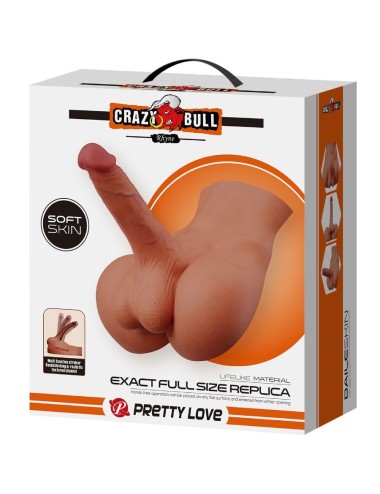 CRAZY BULL - RHYNE BACK MASTURBATORE NATURALE REALISTICO