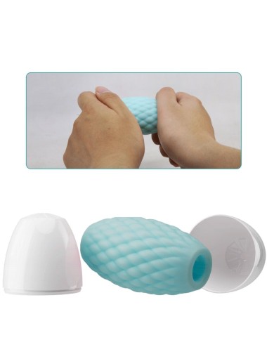 PRETTY LOVE - ATHENA EROS SILICONE MASTURBATORE MASCHILE AZZURRO CIELO