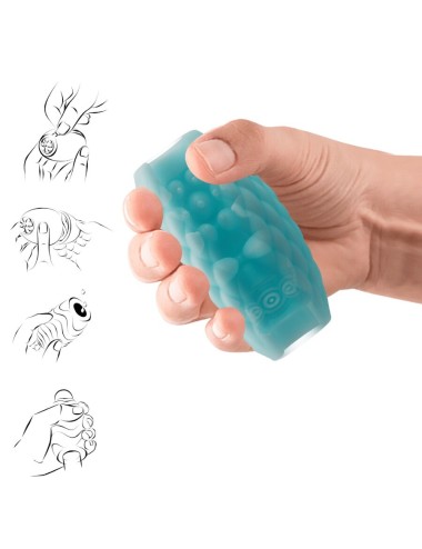 PRETTY LOVE - ATHENA EROS SILICONE MASTURBATORE MASCHILE AZZURRO CIELO
