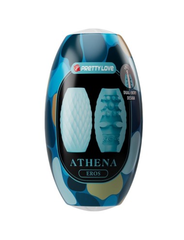 PRETTY LOVE - ATHENA EROS SILICONE MASTURBATORE MASCHILE AZZURRO CIELO