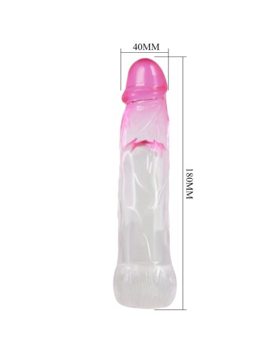 PRETTY LOVE - NERON REALISTICO 6 CM GUAINA DI ALLARGAMENTO PER PENE ROSA
