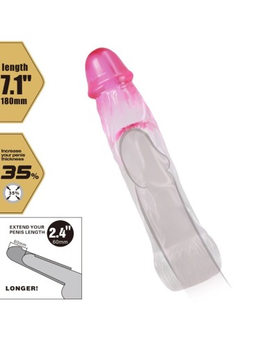 PRETTY LOVE - NERON REALISTICO 6 CM GUAINA DI ALLARGAMENTO PER PENE ROSA