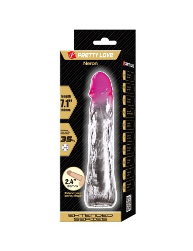 PRETTY LOVE - NERON REALISTICO 6 CM GUAINA DI ALLARGAMENTO PER PENE ROSA