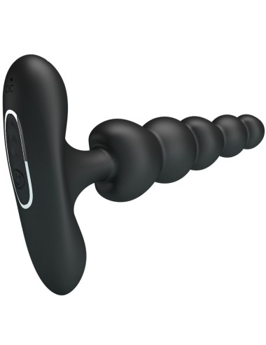PRETTY LOVE - SIDNEY VIBRATORE ANALE 10 VIBRAZIONI NERO