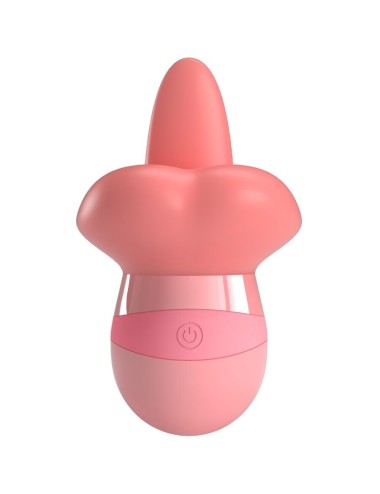 PRETTY LOVE - STIMOLATORE PER CLITORIDE LINGUA KYLEE 10 VIBRAZIONI ROSA NUDO