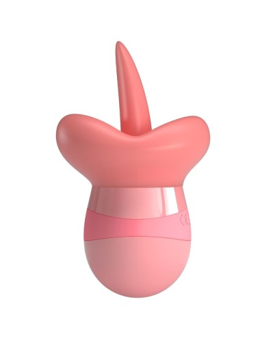 PRETTY LOVE - STIMOLATORE PER CLITORIDE LINGUA KYLEE 10 VIBRAZIONI ROSA NUDO