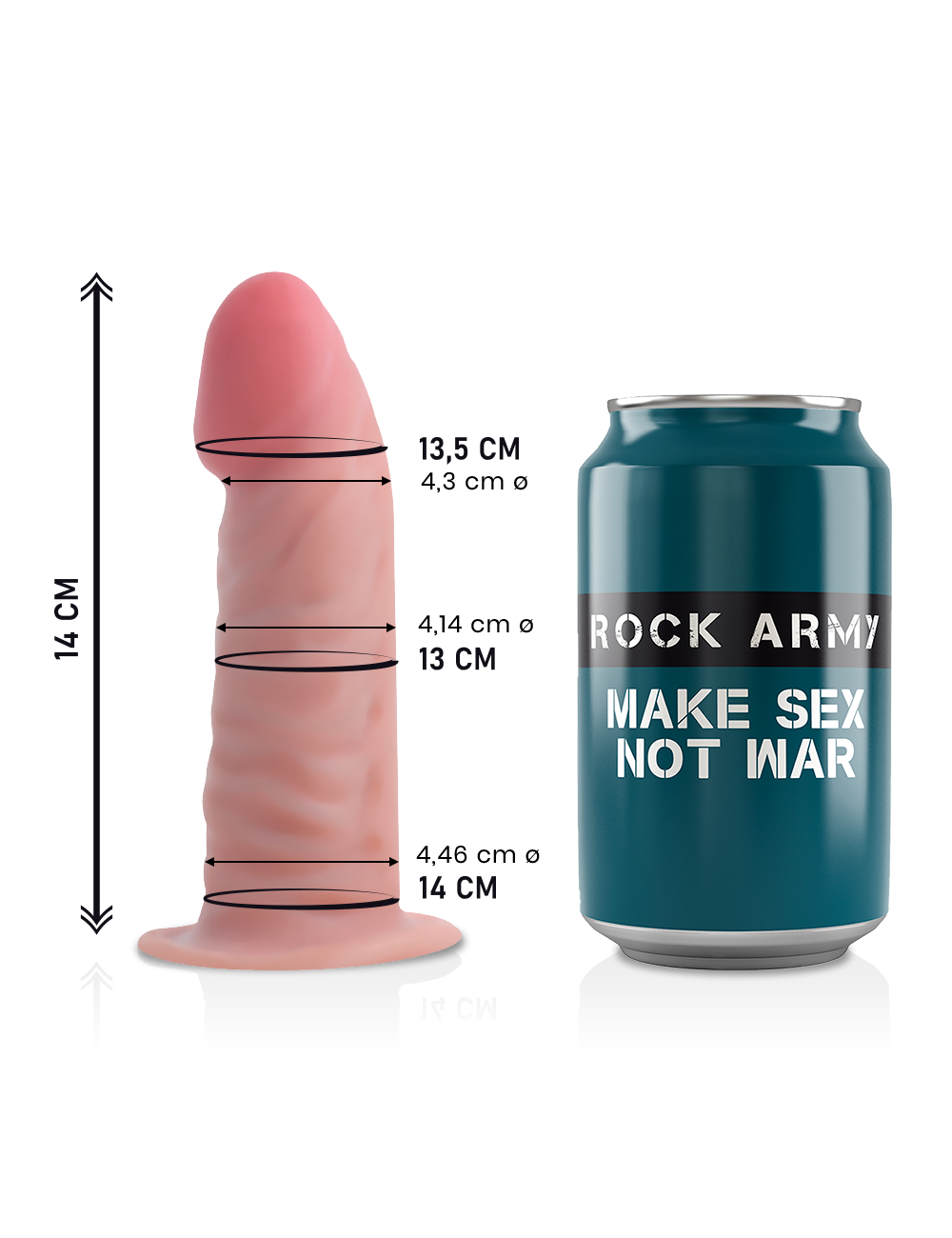 ROCKARMY - DUAL DENSITY TIGER 14 CM -O- 4.46 CM