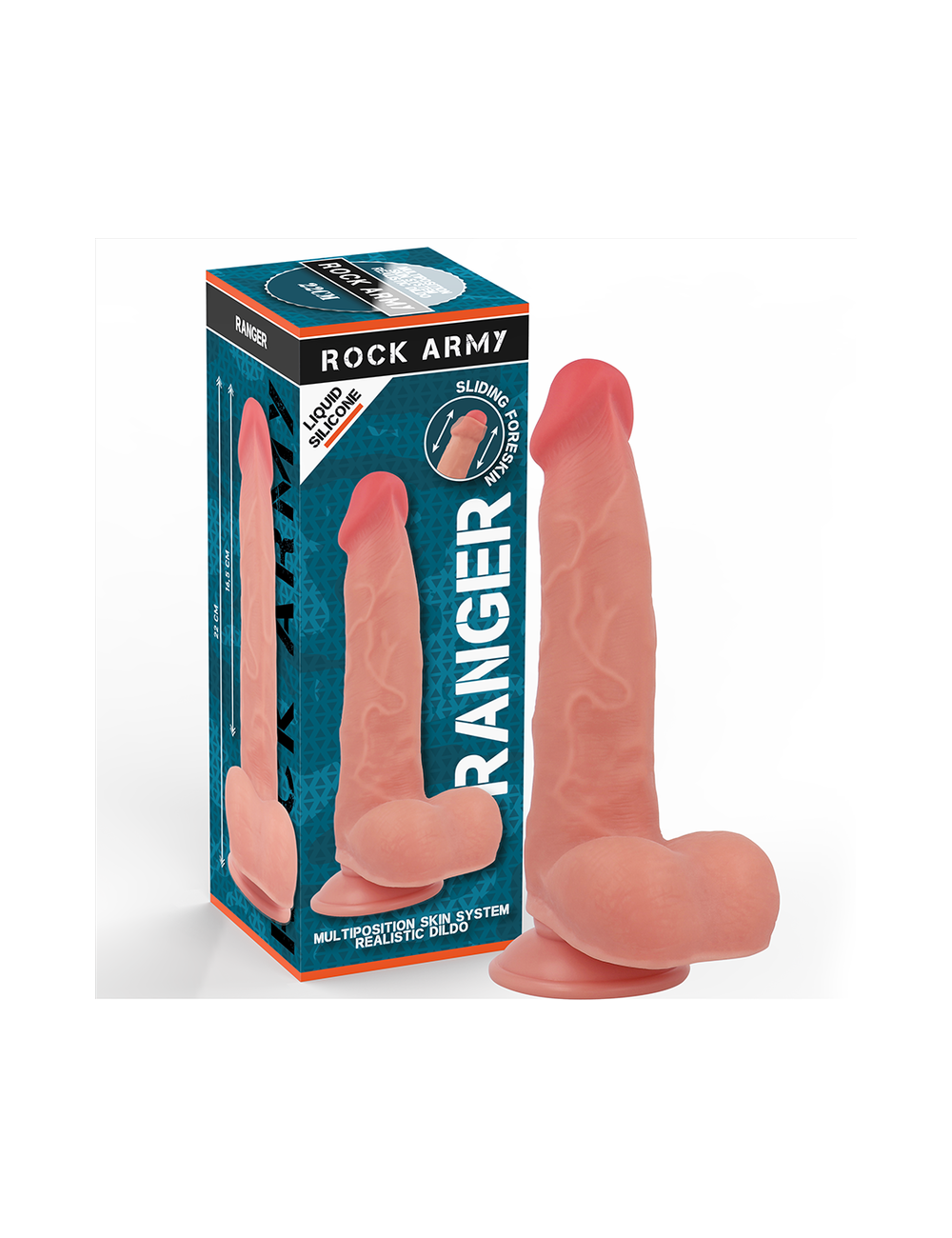 ROCKARMY - SILICONE LIQUIDO RANGER 22 CM -O- 3.6 CM ROCKARMY - SILICONE LIQUIDO RANGER 22 CM -O- 3.6 CM