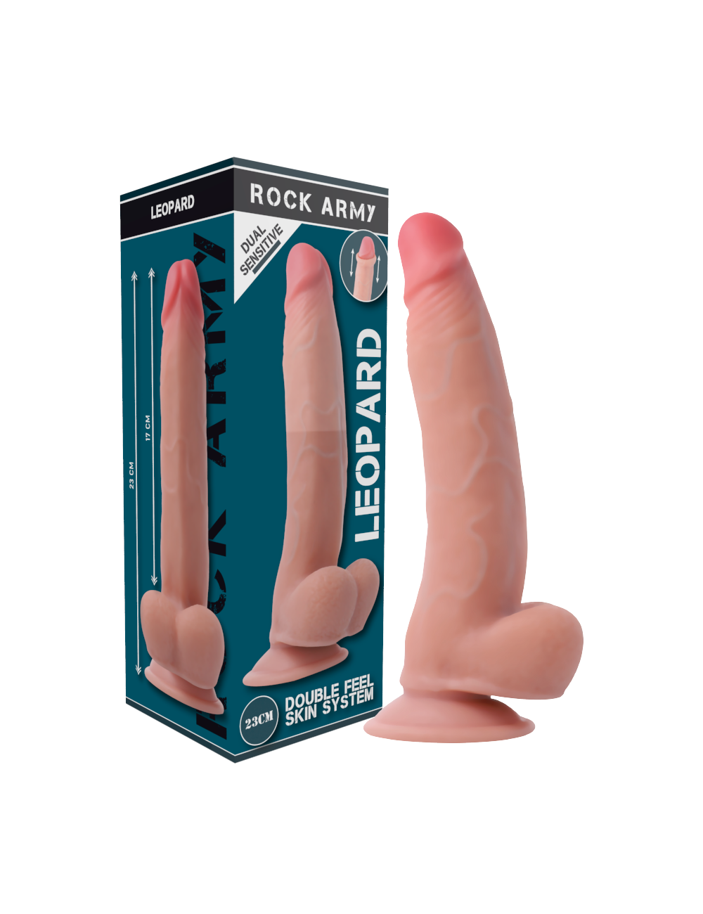 ROCKARMY - LEOPARDO ROCKARMY A DOPPIA DENSIT 23 CM -O- 4.77 CM