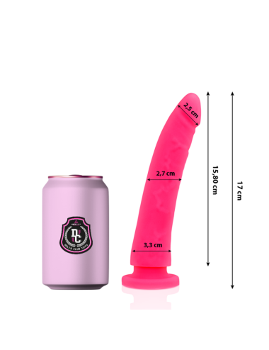 DELTA CLUB - TOYS DILDO MEDICO ROSA IN SILICONE 17 CM -O- 3 CM