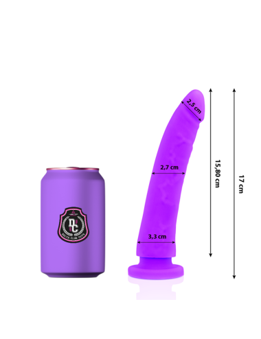 DELTA CLUB - TOYS DILDO MEDICO LILLA IN SILICONE 17 CM -O- 3 CM