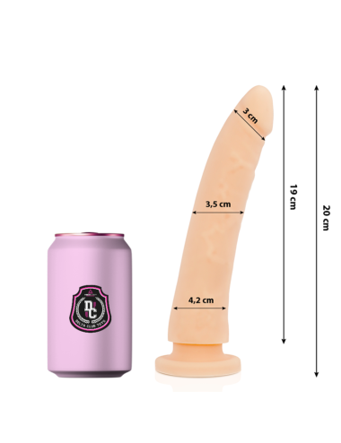 DELTA CLUB - TOYS DILDO NATURALE IN SILICONE MEDICO 20 CM -O- 4 CM