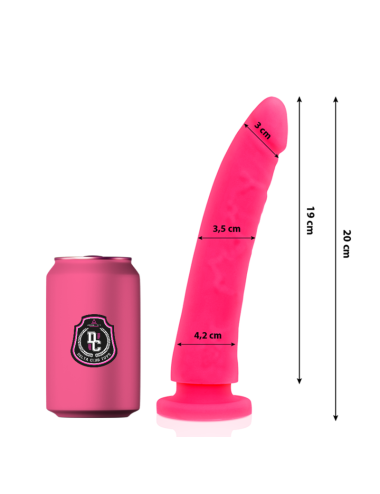 DELTA CLUB - TOYS DILDO MEDICO ROSA IN SILICONE 20 CM -O- 4 CM